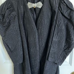 Black vintage cape style jacket